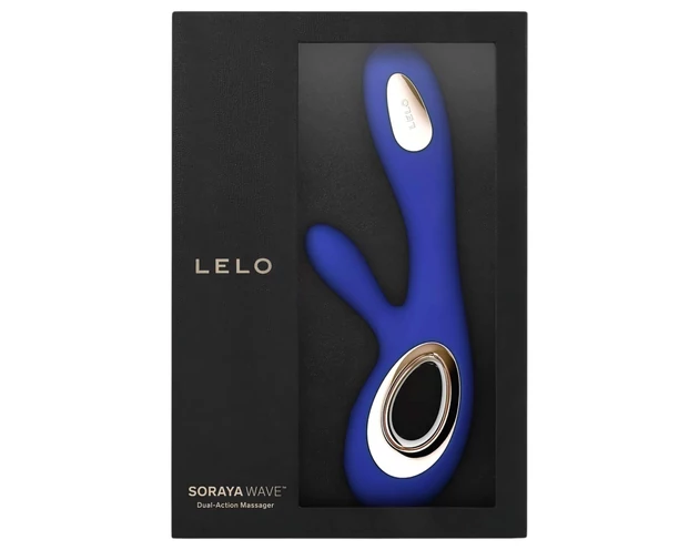 LELO Soraya Wave - akkus, csiklókaros, bólogató vibrátor (kék)