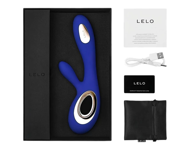 LELO Soraya Wave - akkus, csiklókaros, bólogató vibrátor (kék)