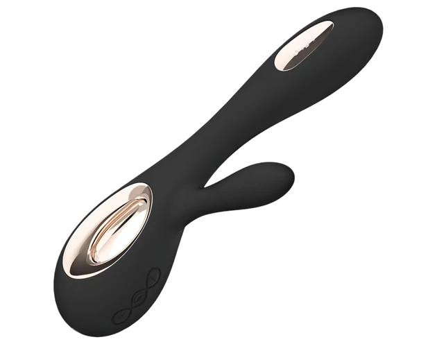 LELO Soraya Wave - csiklókaros, bólogató vibrátor (fekete)