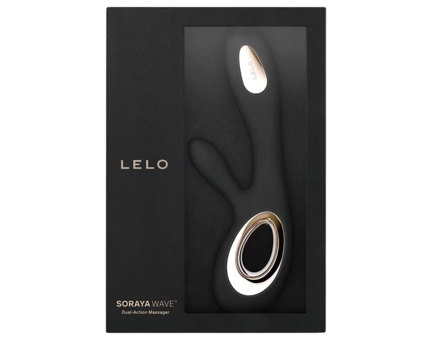 LELO Soraya Wave - csiklókaros, bólogató vibrátor (fekete)