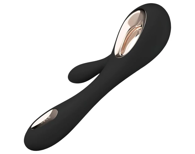 LELO Soraya Wave - csiklókaros, bólogató vibrátor (fekete)
