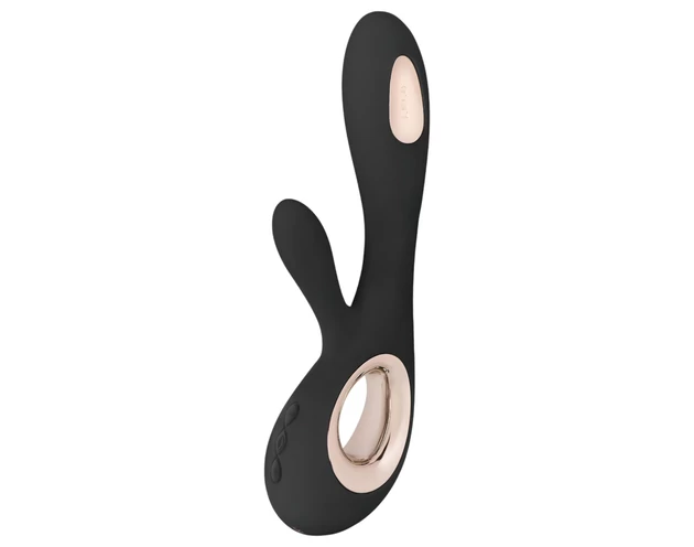 LELO Soraya Wave - csiklókaros, bólogató vibrátor (fekete)