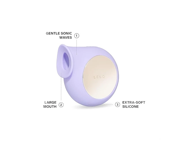 LELO Sila - vízálló, hanghullámos csiklóvibrátor (lila)