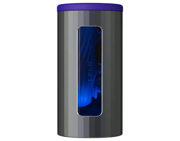 LELO F1s V2 - interaktív maszturbátor (fekete-kék)