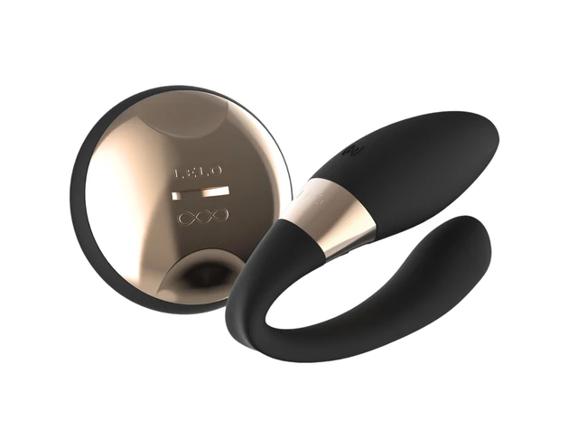 LELO Tiani Duo - szilikon párvibrátor (fekete)