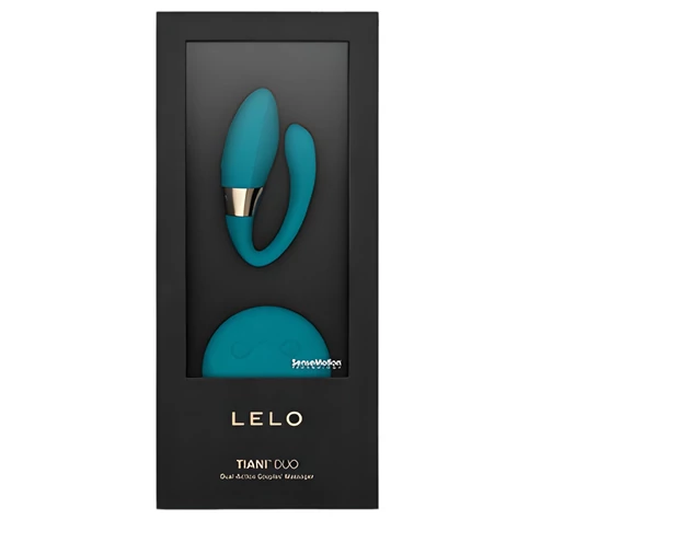 LELO Tiani Duo - szilikon párvibrátor (kék)