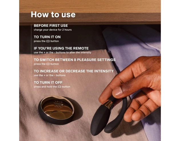 LELO Tiani Duo - szilikon párvibrátor (kék)