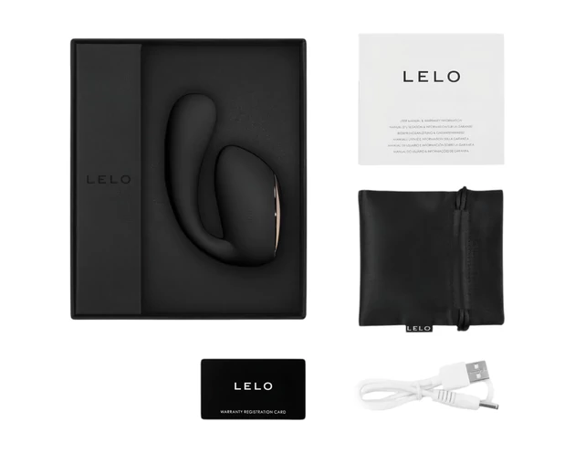 LELO Ida Wave - okos, akkus rezgő-forgó vibrátor (fekete)