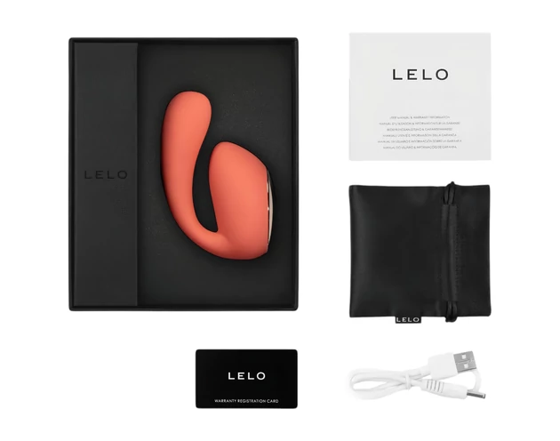 LELO Ida Wave - okos, akkus rezgő-forgó vibrátor (korall)
