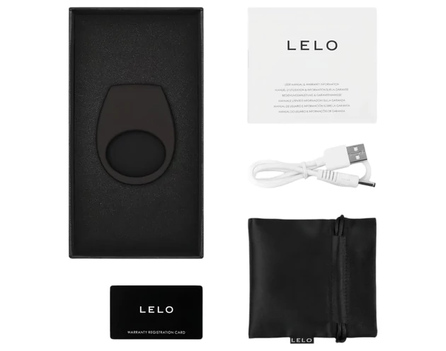 LELO Tor 3 - akkus, okos vibrációs péniszgyűrű (fekete)