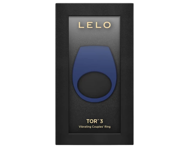 LELO Tor 3 - akkus, okos vibrációs péniszgyűrű (kék)