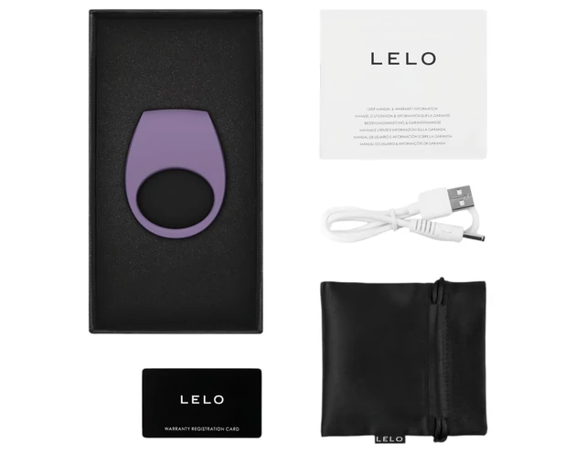 LELO Tor 3 - akkus, okos vibrációs péniszgyűrű (lila)