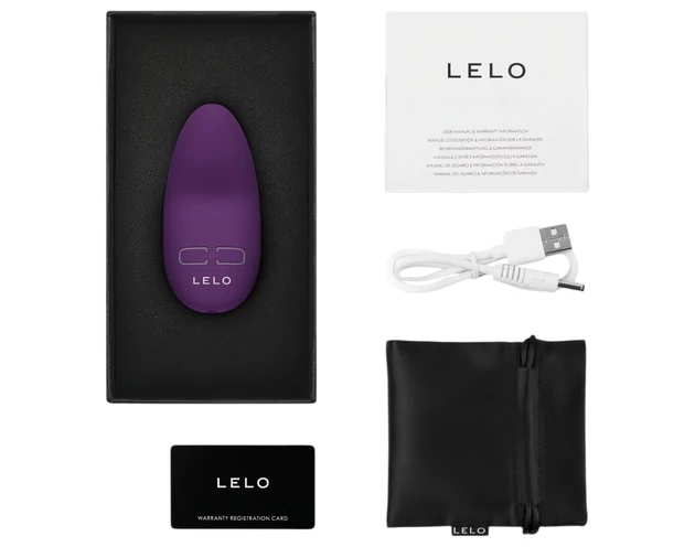 LELO Lily 3 - akkus, vízálló csikló vibrátor (sötét lila)