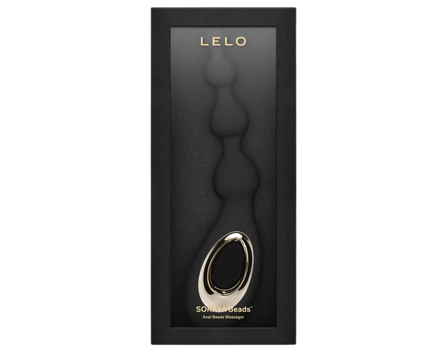 LELO Soraya Beads - akkus, vízálló anál vibrátor (fekete)