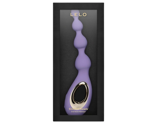 LELO Soraya Beads - akkus, vízálló anál vibrátor (lila)