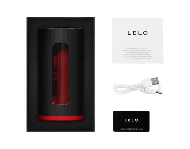 LELO F1s V3 - interaktív maszturbátor (piros)