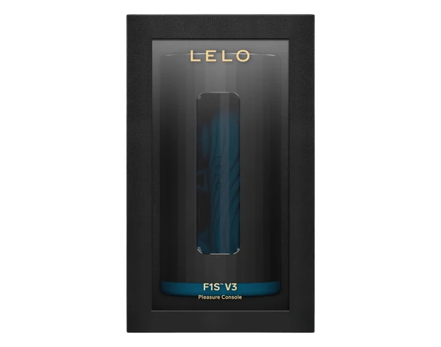 LELO F1s V3 - interaktív maszturbátor (fekete-kék)