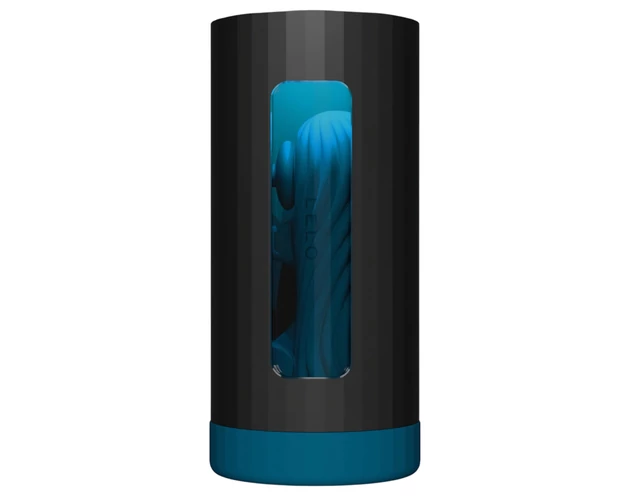 LELO F1s V3 XL - interaktív maszturbátor (fekete-kék)