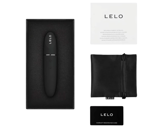 LELO Mia 3 - utazó rúzsvibrátor (fekete)