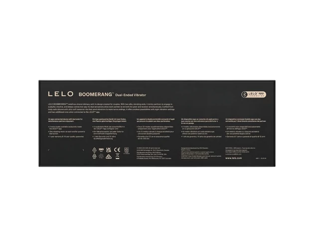 Lelo Boomerang - kétvégű vibrátor (lila)