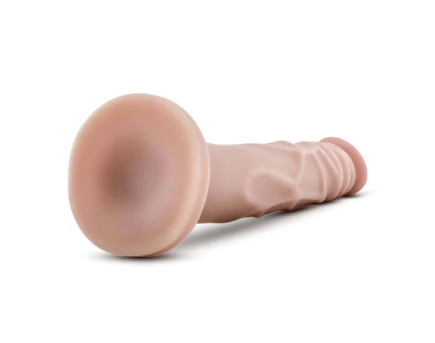 Dr. Skin 7,5 - tapadókorongos élethű dildó - natúr (19cm)
