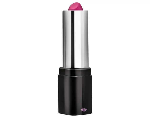 Blush Lipstick Rosé - vízálló rúzs vibrátor (fekete-pink)