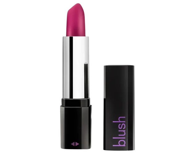 Blush Lipstick Rosé - vízálló rúzs vibrátor (fekete-pink)