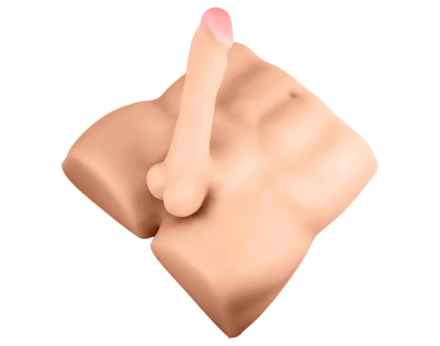 Blush X5 Rough Rider - férfi torzó (natúr)