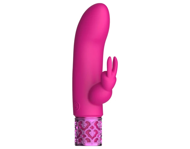 Royal Gems Dazzling - akkus csiklókaros vibrátor (pink)