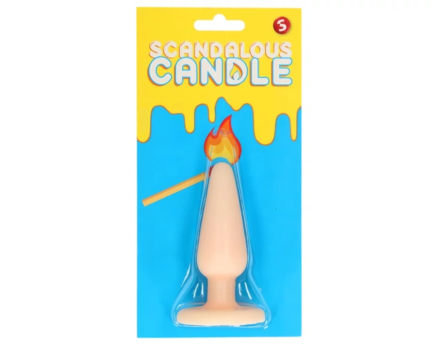 Scandalous - gyertya - anál plug - natúr (50g)