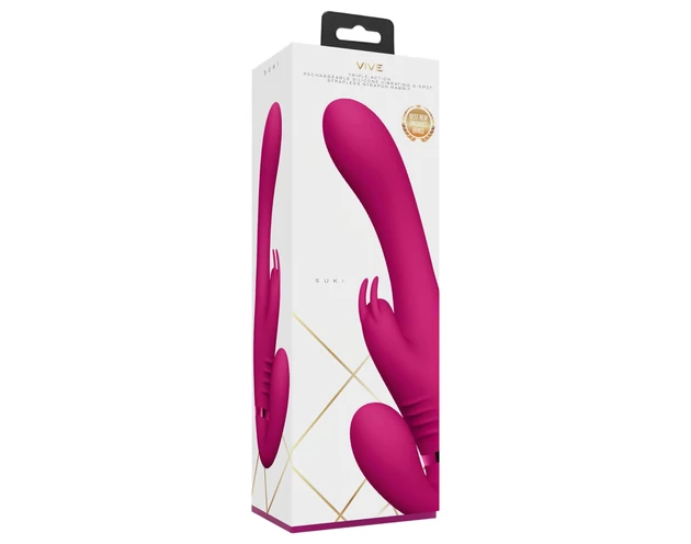Vive Suki - felcsatolható vibrátor tartópánt nélkül (pink)