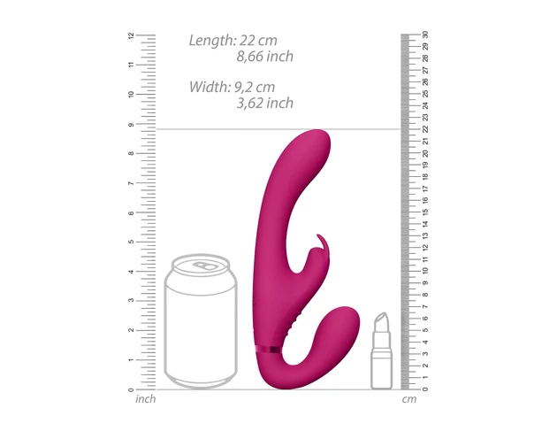 Vive Suki - felcsatolható vibrátor tartópánt nélkül (pink)