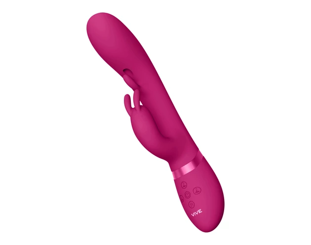 Vive Tama - akkus, csiklókaros G-pont vibrátor (pink)