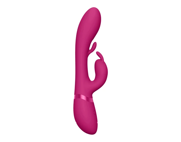 Vive Tama - akkus, csiklókaros G-pont vibrátor (pink)