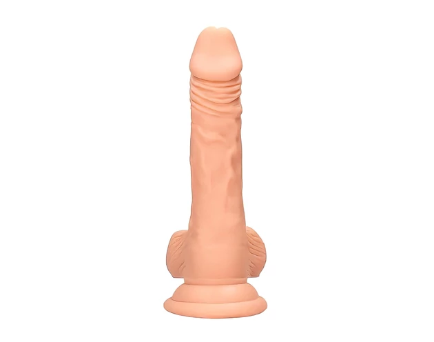 RealRock Dong 7 - élethű, herés dildó (17cm) - natúr