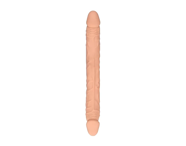 RealRock Double Dong 14 - dupla dildó (36cm) - natúr