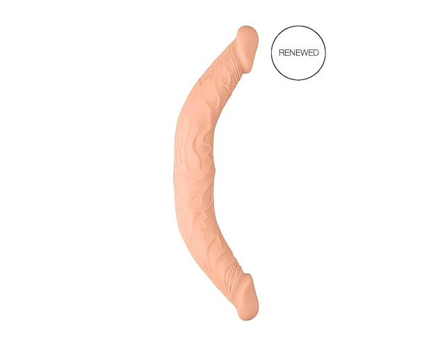 RealRock Double Dong 14 - dupla dildó (36cm) - natúr