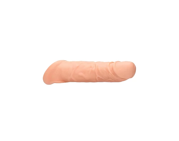 RealRock Penis Sleeve 8 - péniszköpeny (21cm) - natúr