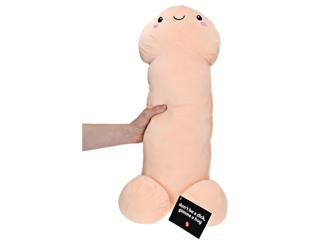 Ölelhető pénisz plüss - 60cm (natúr)