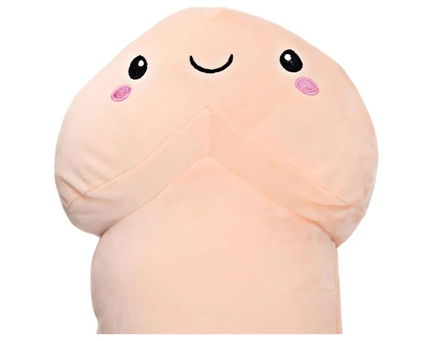 Ölelhető pénisz plüss - 100cm (natúr)