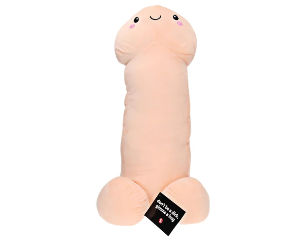 Ölelhető pénisz plüss - 100cm (natúr)
