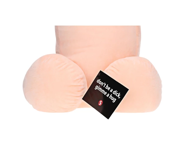 Ölelhető pénisz plüss - 100cm (natúr)