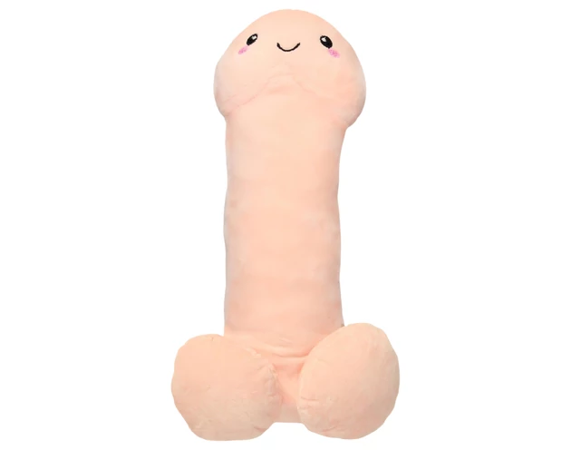 Ölelhető pénisz plüss - 100cm (natúr)