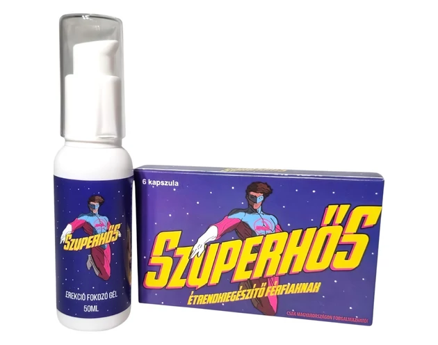 Szuperhős - erekció fokozó gél (50 ml)