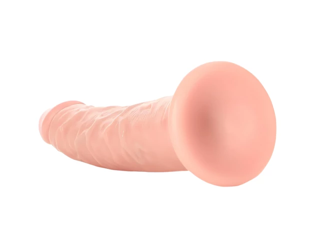 RealRock Slim - realisztikus dildó - 15,5cm (natúr)