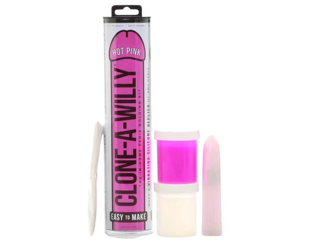 Clone-a-Willy - péniszmásoló szett vibrátorral (pink)