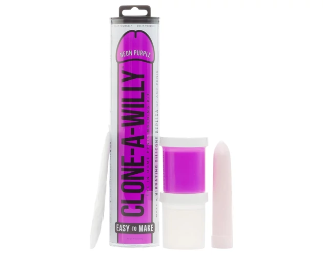 Clone-a-Willy - péniszmásoló szett vibrátorral (lila)