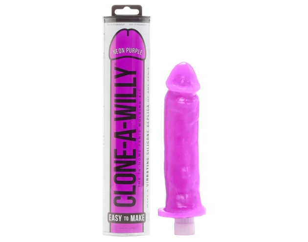 Clone-a-Willy - péniszmásoló szett vibrátorral (lila)