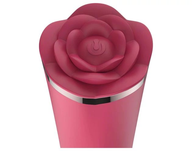 Raytech Rose - akkus, vízálló csiklókaros vibrátor (piros)