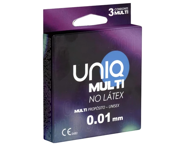Uniq - latexmentes óvszer (3db)